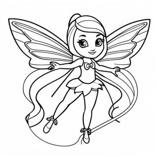 Winx Club Fee Inkleurblad 104455-42253