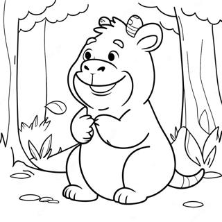 Vriendelike Gruffalo Inkleurblad 104920-42618