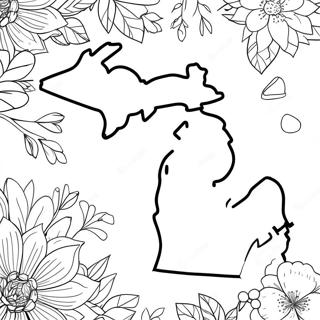 Michigan Inkleurblad 105354-42966