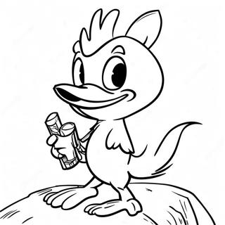 Woody Woodpecker Inkleurblad 105458-43045