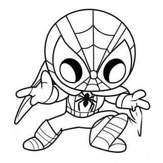 Baba Spiderman Inkleurblad 105536-43107