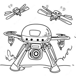 Moord Drone Met Laser Oe Inkleurblad 105692 43239