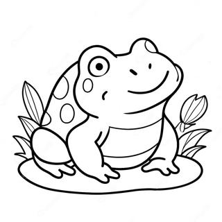 Toad Met N Groot Glimlag Inkleurblad 105771 43303
