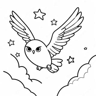 Hedwig Vlieg Deur Die Naglug Inkleurblad 105872 43371