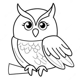 Hedwig Met N Brief Inkleurblad 105873-43374