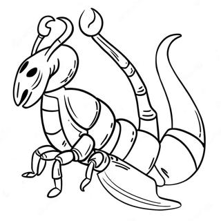 Karakter Skorpion Inkleurblad 106233 43653