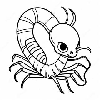 Karakter Skorpion Inkleurblad 106233 43654