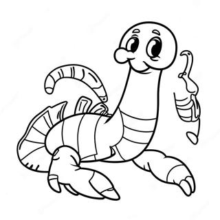 Karakter Skorpion Inkleurblad 106233 43655