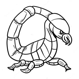 Karakter Skorpion Inkleurblad 106233 43656