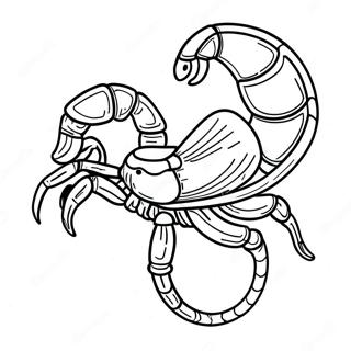Realistiese Skorpion Inkleurblad 106234 43657
