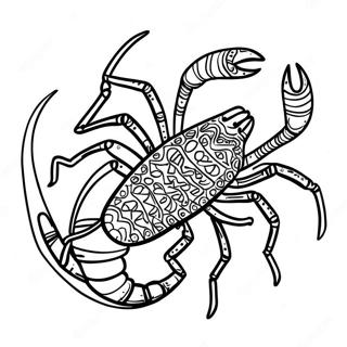 Realistiese Skorpion Inkleurblad 106234 43659