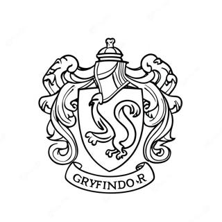 Gryffindor Embleem Inkleurblad 106515-43866