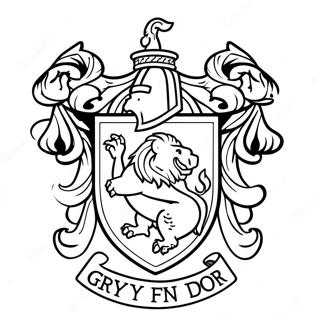 Gryffindor Embleem Inkleurblad 106515-43867