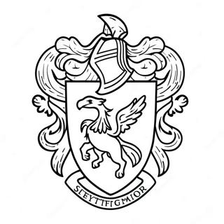 Gryffindor Embleem Inkleurblad 106515-43868
