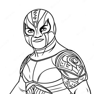 Rey Mysterio Inkleurbladsye