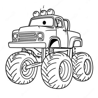 Grappige Monster Truck Inkleurblad 107157-44388