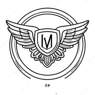 Luukse Motor Logo Inkleurblad 107182-44408