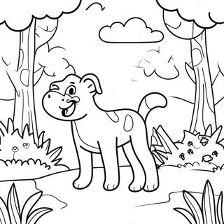 Vreugdevolle Natuur Tonele Inkleurblad 107207-44428