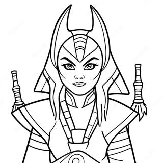 Ahsoka Tano Inkleurbladsye