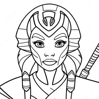 Ahsoka Tano Inkleurblad 107254-44450