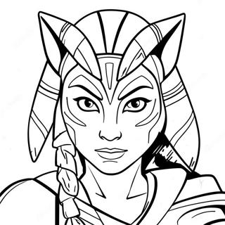 Ahsoka Tano Inkleurblad 107254-44452