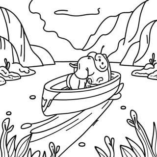 Sjokolade Rivier Avontuur Inkleurblad 107282-44478