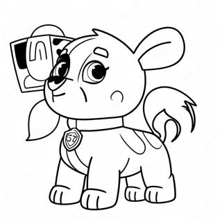 Zuma Paw Patrol Inkleurblad 107511-44649