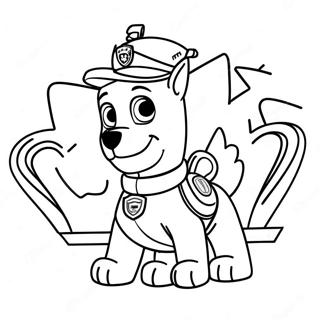 Zuma Paw Patrol Inkleurblad 107511-44652