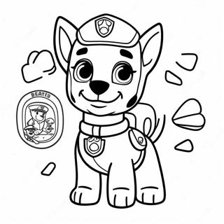 Avontuurlike Zuma Paw Patrol Inkleurblad 107512-44653