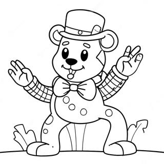 Glamrock Freddy Inkleurbladsye