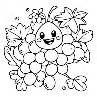 Druif Inkleurbladsye