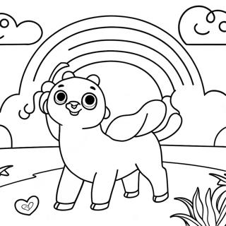 True En Die Reenboog Koninkryk Magiese Wezens Inkleurblad 107848-44928