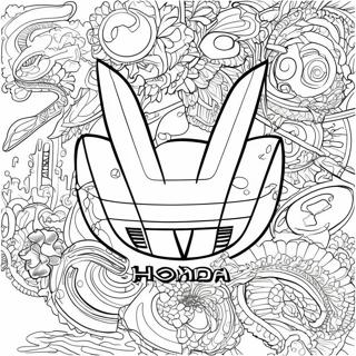 Honda Inkleurbladsye