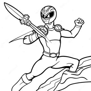 Power Rangers Inkleurbladsye