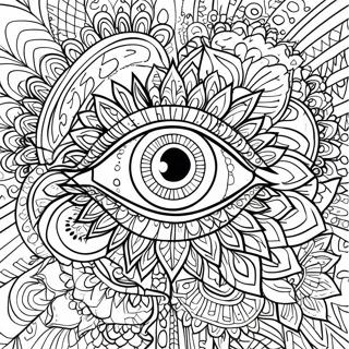 Oog Mandala Inkleurblad 108048-45071