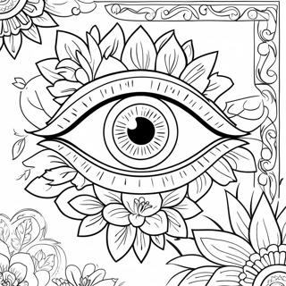 Oog Vir Volwassenes Inkleurbladsye