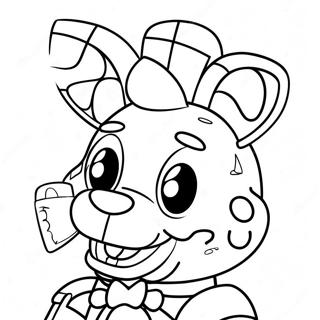 Mangle Fnaf Inkleurblad 108100-45110