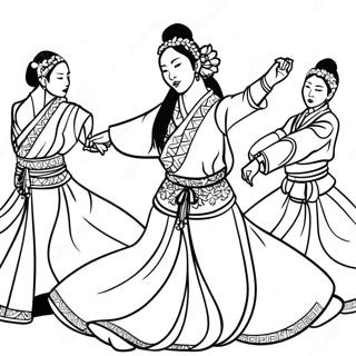 Aapi Kulturele Dansoptrede Inkleurblad 108620-45527