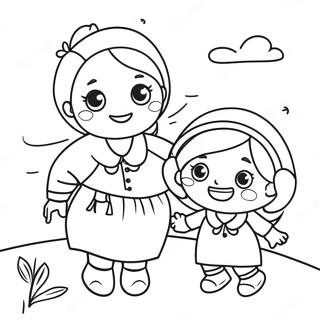 Pret Mamma En Ek Avontuur Inkleurblad 108904-45737