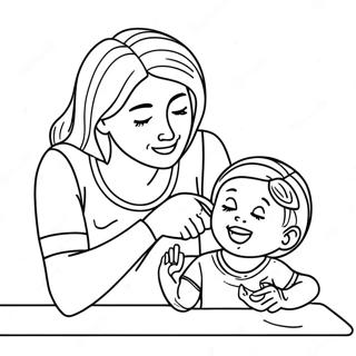 Speelse Mamma En Ek Inkleurblad 108906-45745