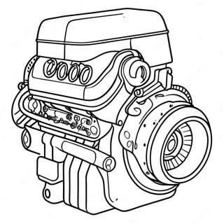 Kleurvolle Turbo Enjin Inkleurblad 109034-45848