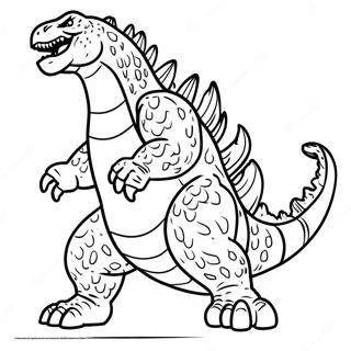 Godzilla Wat Brul Inkleurblad 109469-46242