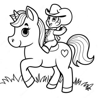 Appel Jack Wat N Pony Ry Inkleurblad 109625-46370