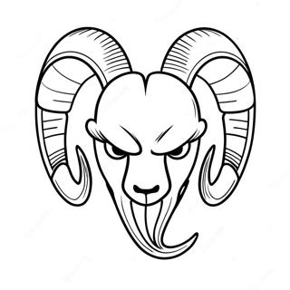 La Rams Logo Inkleurblad 109699-46418