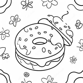 Donut Inkleurbladsye