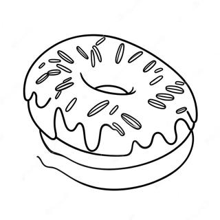 Sjokolade Glans Donut Inkleurblad 10974-847