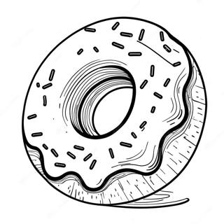 Sjokolade Glans Donut Inkleurblad 10974-848