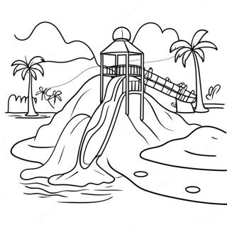 Waterpark Inkleurbladsye