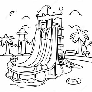 Waterpark Inkleurblad 109774-46475