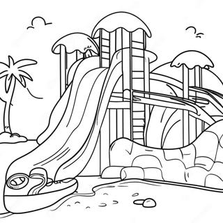 Waterpark Inkleurblad 109774-46476